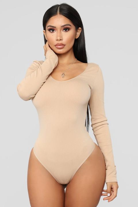 Finley Bodysuit - Taupe