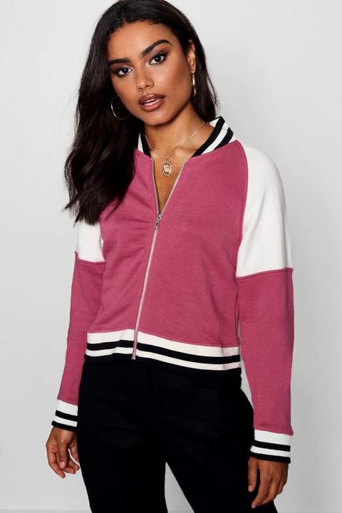 Panelled Bomber Jacket