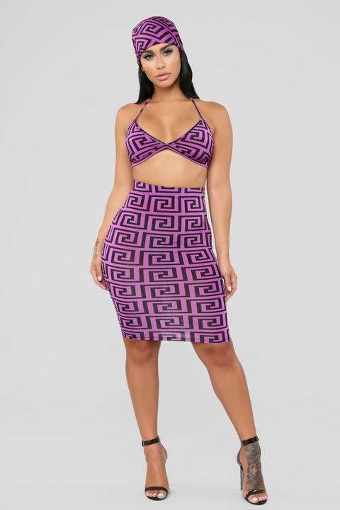 Gianna 3 Piece Set - Purple