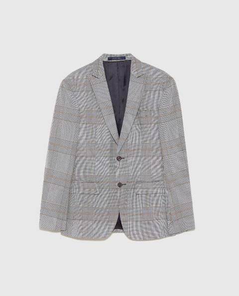 Blazer Traje Cuadros