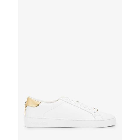 michael kors white gold sneakers