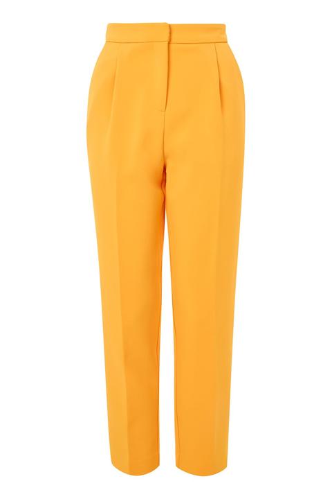 Split Hem Peg Trousers