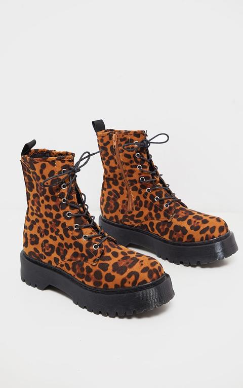 tan leopard print boots