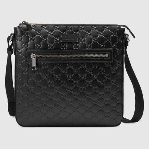 Borsa A Tracolla In Pelle Gucci Signature