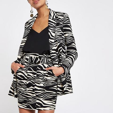 river island animal print jacket