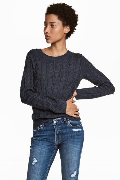 Pullover In Maglia A Trecce