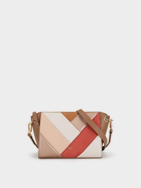 Bolso De Hombro Patchwork