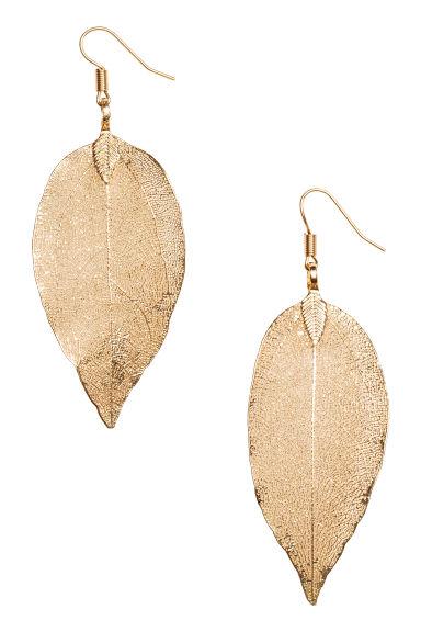 Pendientes Con Forma De Hoja