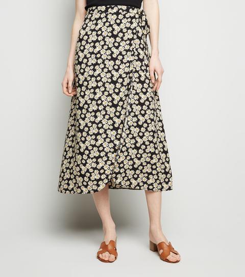 new look daisy midi skirt