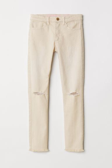 H & M - Superstretch Trousers - Beige