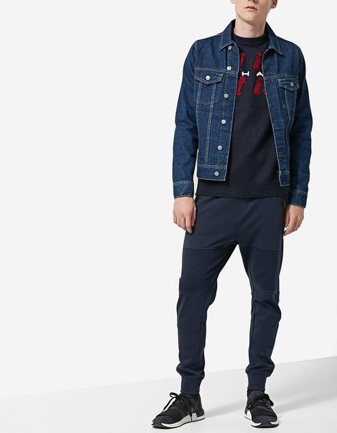 Giubbotto Denim Jeans Scuro