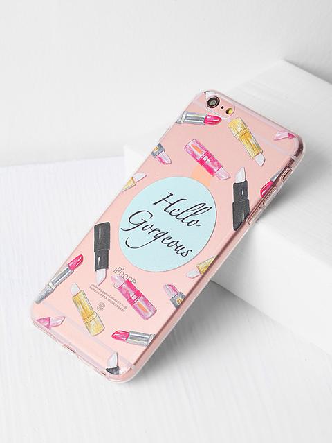 Cover Per Iphone 6 Plus/6s Con Stampa Di Tanti Rossetti