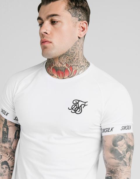 Siksilk Tech Tape T-shirt - White - Mens from Jd Sports on 21 Buttons