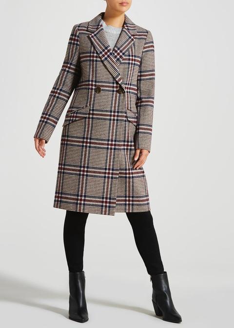 matalan check coat