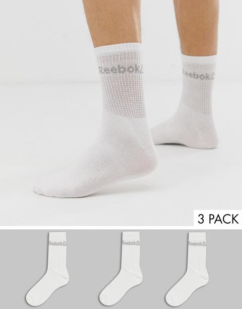 Calcetines Deportivos En Blanco De Reebok