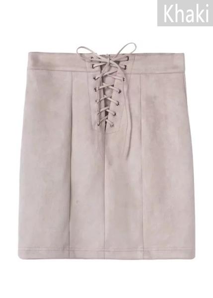 Suede Mini Skirt