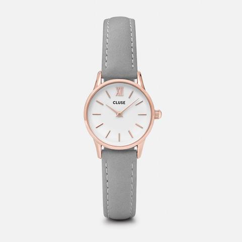 La Vedette Leather Grey, Rose Gold Colour