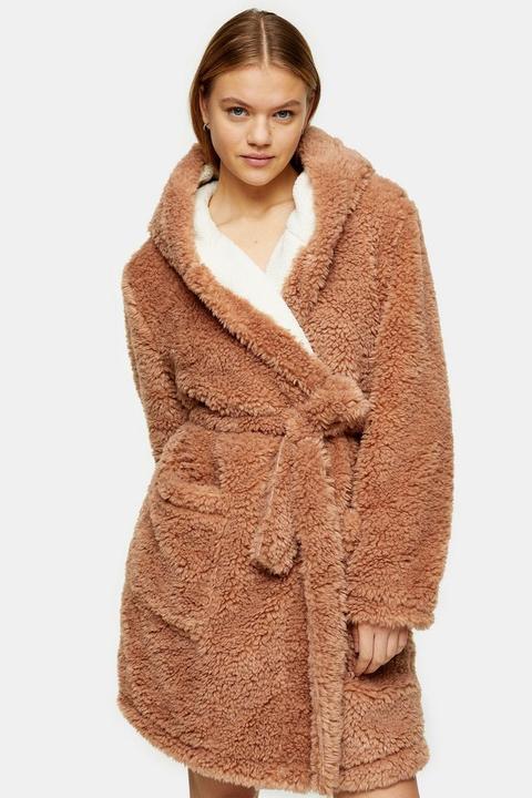 Mink Borg Dressing Gown