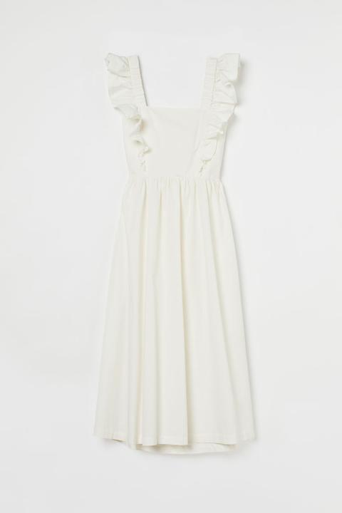 Robe En Popeline - Blanc