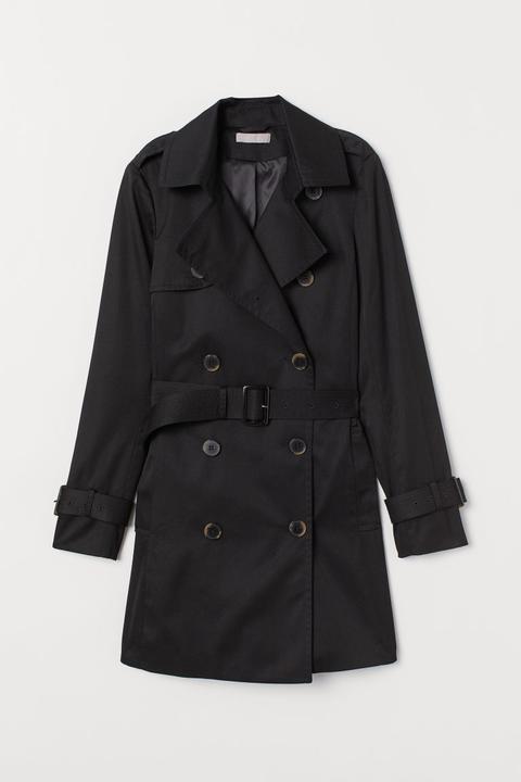 H & M - Trench Corto - Nero