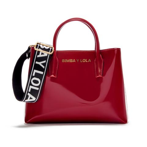 Bolso Tote Rectangular Rojo