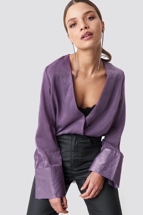 Wrap Satin Top