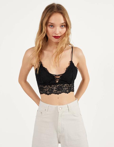 Bralette Con Encaje