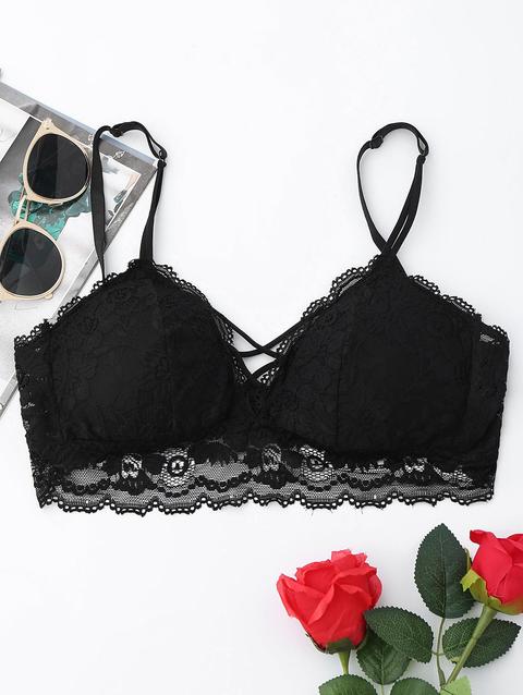 Criss Cross Lace Bralette