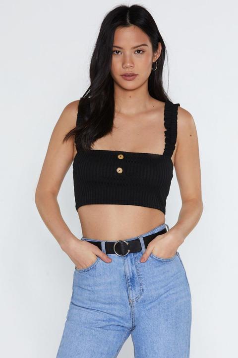 Ruffle Up Crop Top