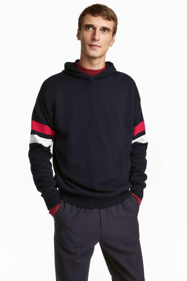 Jersey De Punto Con Capucha