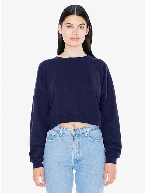 California Fleece Cropped Sweatshirt