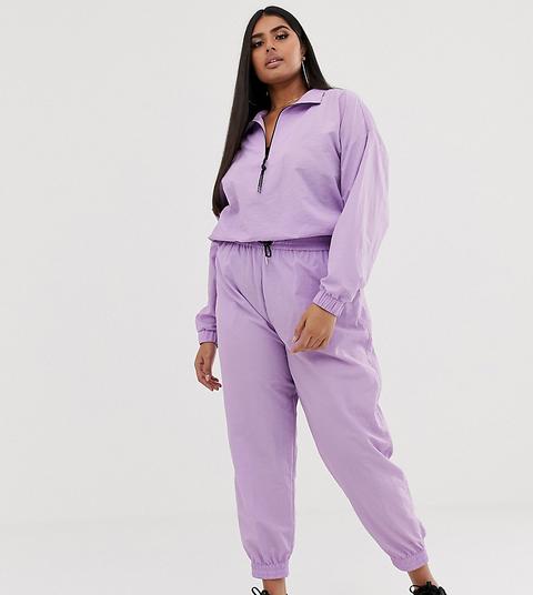 Joggers De Asos Design Curve-violeta