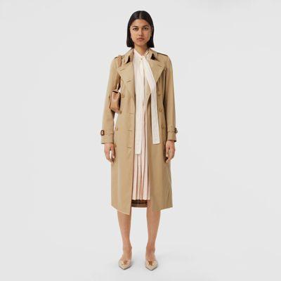 Trench Coat Heritage Chelsea Largo (miel) - Mujer | Burberry® Oficial