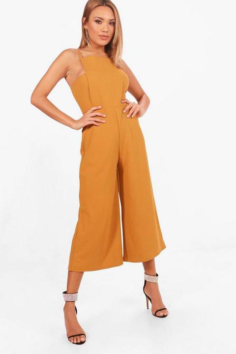 yellow jumpsuit boohoo