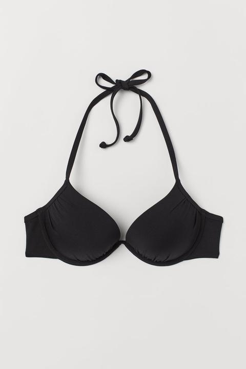 Top De Bikini Super Push-up - Negro