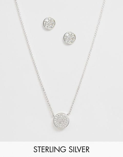 Thomas Sabo - Set Mit Halskette Und Ohrringen In Sterlingsilber - Silber