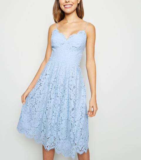 new look pale blue dress