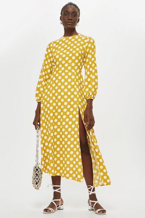 Polka Dot Midi Dress