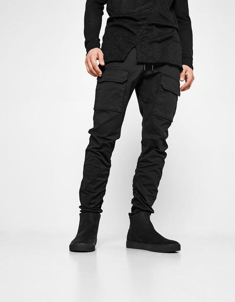 Pantalón Jogger Bajo Fruncido