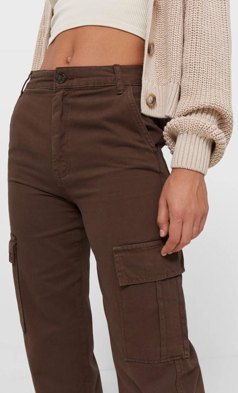 Straight Fit Cargo Trousers