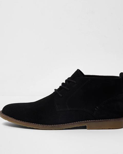 Black Suede Chukka Boots