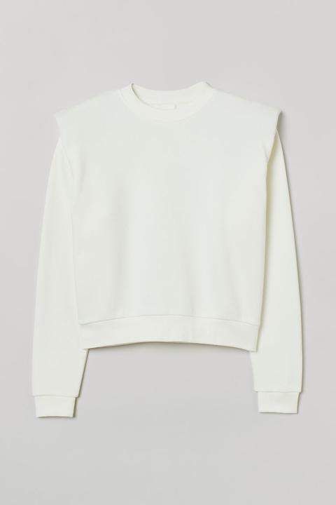 Sweat À Épaulettes - Blanc