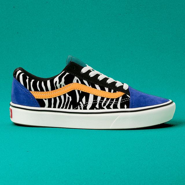 zebra old skool vans