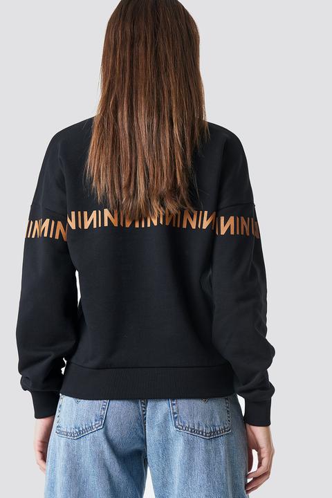 black branded sweatshirt