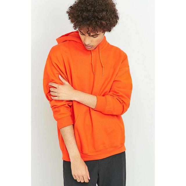 orange oversized hoodie