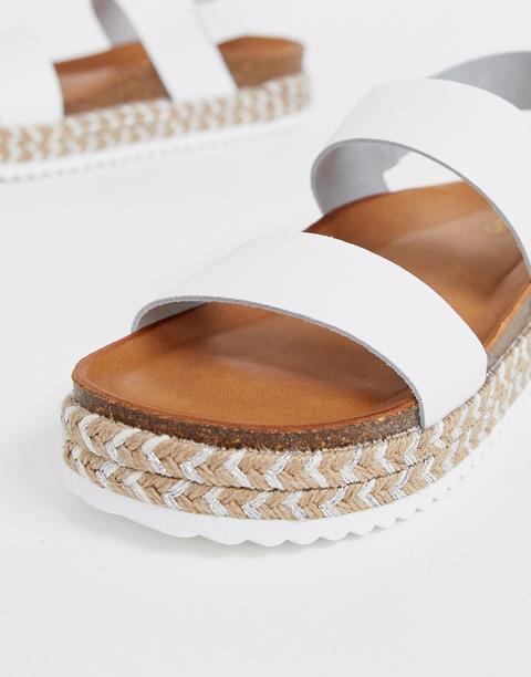 Aldo Ruryan Leather Espadrille Sandals 