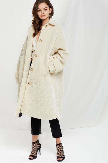 Olivia Boucle Rounded Coat