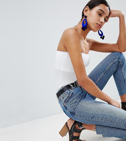 Boohoo - Body A Fascia Basic Bianco - Bianco