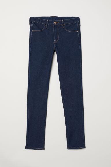 H & M - Skinny Regular Ankle Jeans - Blu