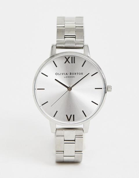 Olivia Burton Ob15bl22 Sunray Bracelet Watch In Silver